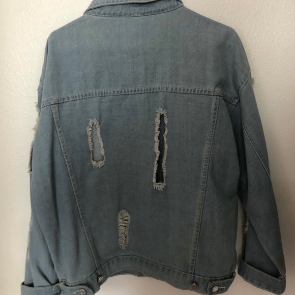 Denim Ripped Jacket - Picture 4 of 4